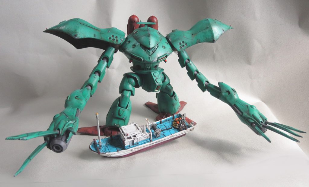 HGUCハイゴッグ（無慈悲な国仕様）–4枚目/制作者：@dog_mask