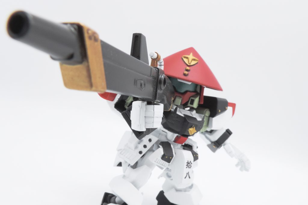 【慈絵駄(ジェダ)】 自衛駄の従兄弟で種子島雷威銃を主に使用する。 鉄砲隊として後方からの射撃により自衛駄たちを援護する。