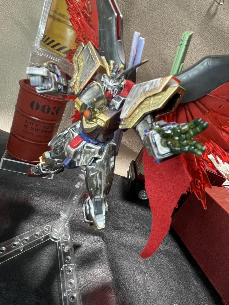 光の翼での高速移動からの ゴッドフィンガーです😊