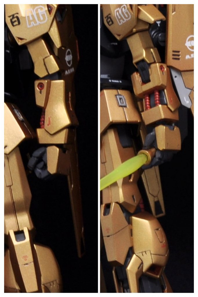 次元ビルドナックルを加工して握り拳とサーベルの握り手を作ってみました。
