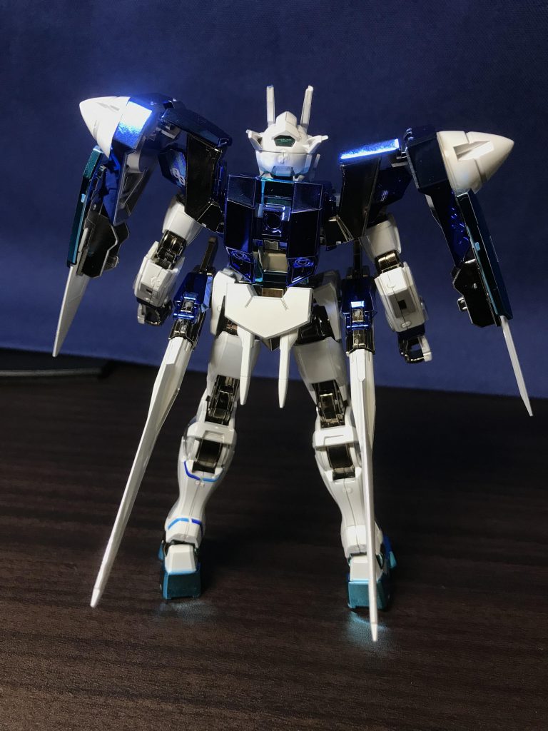 バックから。こちらもチタニウム仕上げになっています。10年以上前のキット&期間限定、国内線搭乗者と条件が重なって、貴重な物に…