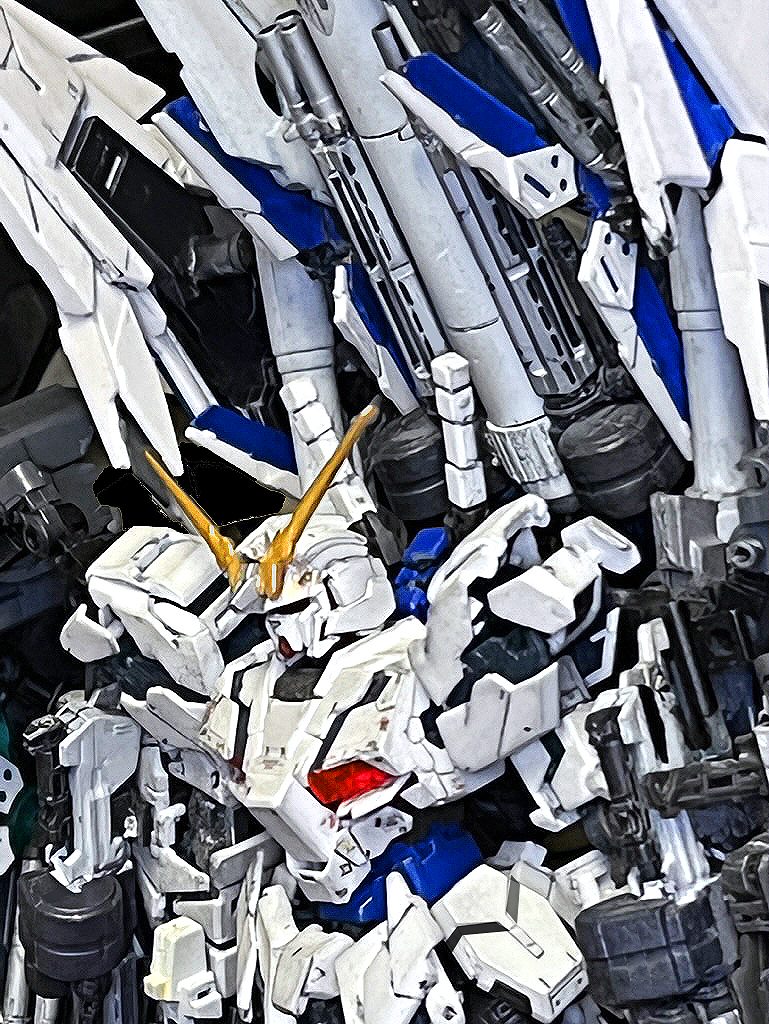 なんかわけがわかんなくなったけど、ま、華やかでいいか！シールド七枚＆武器多数。塗装や技法は普通のことしかしてないので割愛します