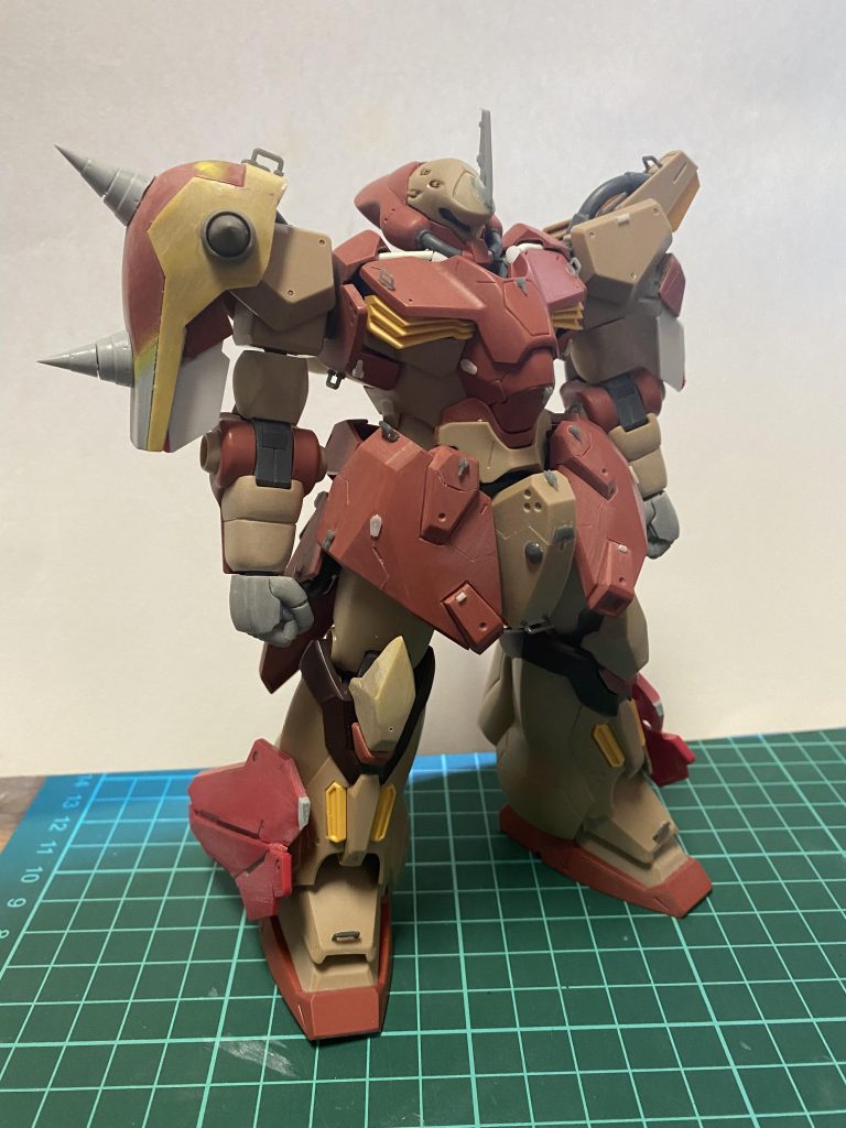 全身にスジボリ、ディテールアップ追加