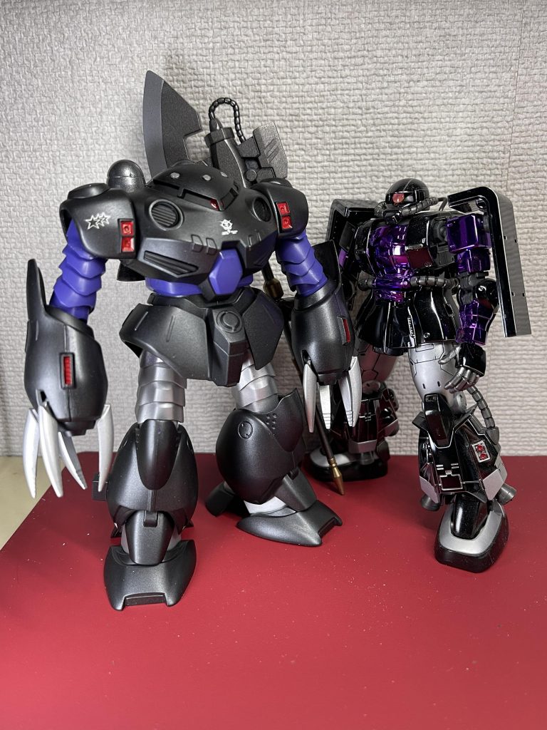 以前作ったメタリック仕様の高機動型と一緒に最後までご覧いただきありがとうございましたまたよろしくお願いします♪