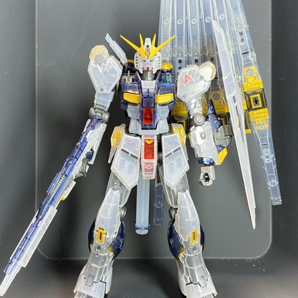 RG νガンダム　クリアカラーバージョン