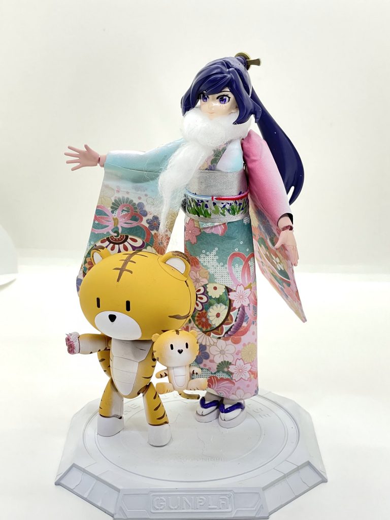 振袖アヤメ&トラっガイ&プチトラっガイです。