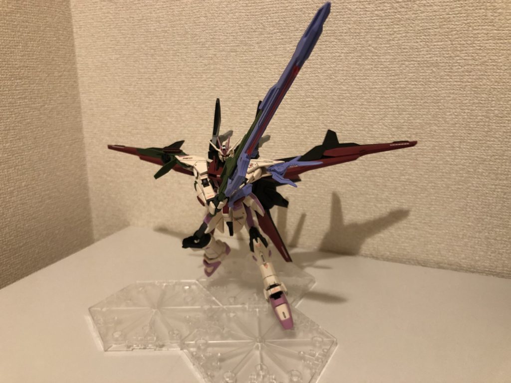 12月11日発売の最新キット、ガンダムパーフェクトストライクフリーダムをストライクルージュ風に仕上げました！