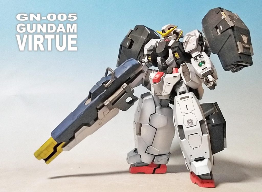 そしてヴァーチェです。脚部や椀部は、さほど干渉しませんでしたが、頭部や顔は干渉して、塗装ハゲました(ToT)あと、気になった部分は、つま先パーツが、ポロリしやすい事でしょうかね。ともかく、流石は最新キット大満足の一品でした(^-^)/