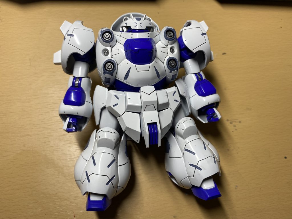 ウェザリングカラーを使用する前の画像。