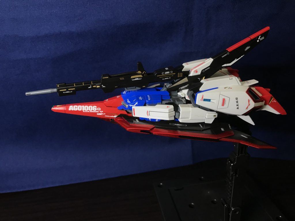 メガランチャー無しで。シンプルでこっちも好きです(≧∀≦)美しいフォルム。