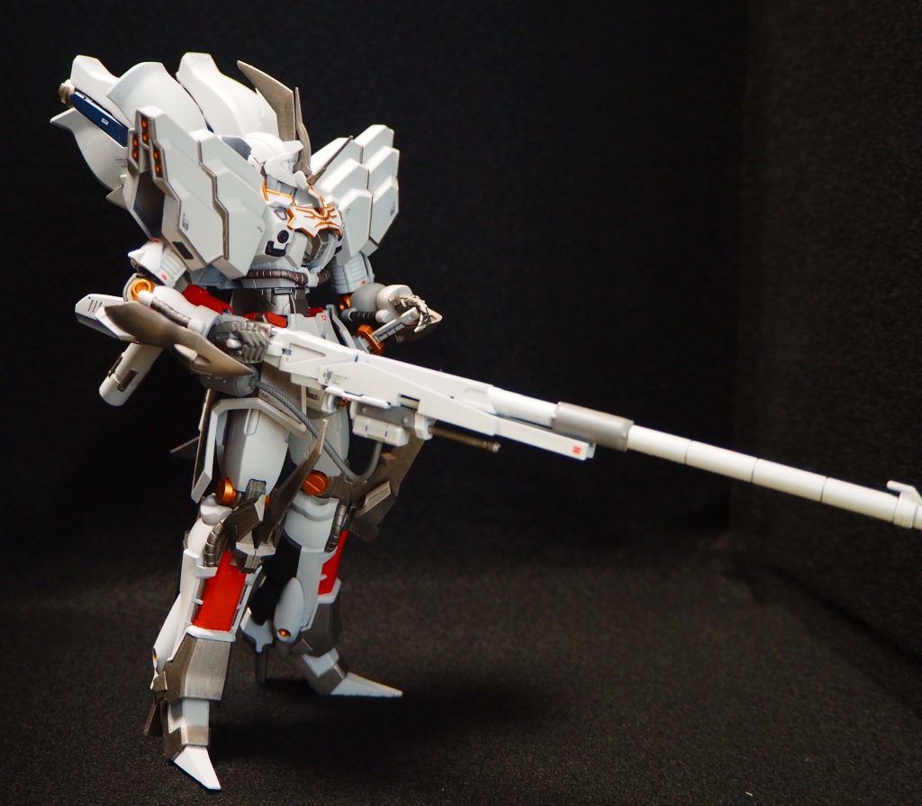 長距離ライフルはジャンクパーツからの切った貼ったで元がどんなパーツか忘れてしまいました笑 