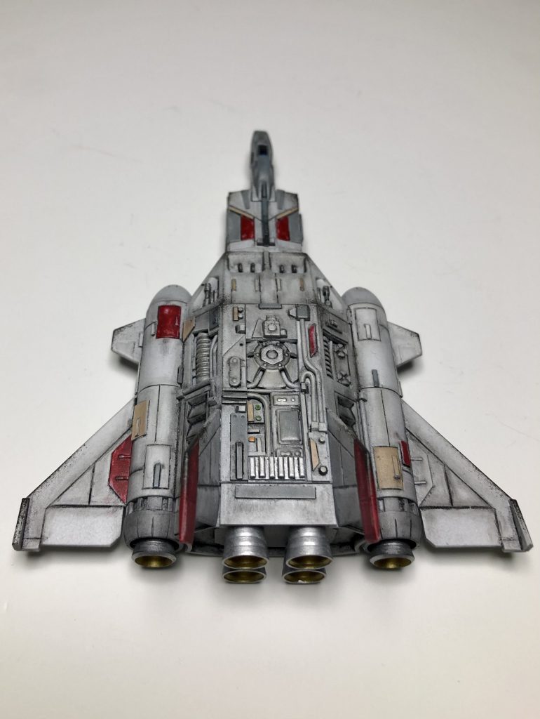 スターウォーズ特有の内部メカ剥き出しにチャレンジしてみました