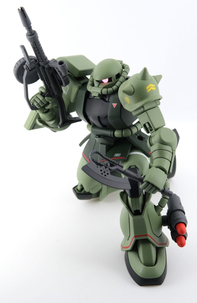 HG量産型ザク（シャアザクを塗装w）–4枚目/制作者：イタミテック