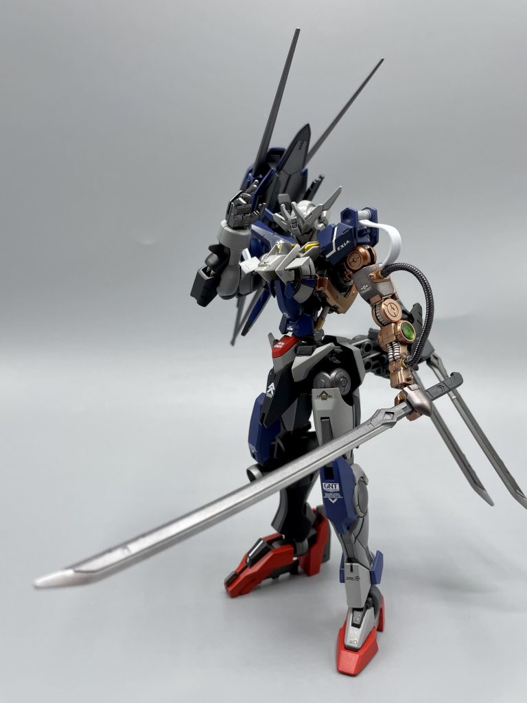 パーツ加工や塗装などまだまだ反省点が多いですが…創り切ったという達成感✨そして、憧れてた鉄血のソレスタルビーイング企画への参加が出来たことが感動です🥺