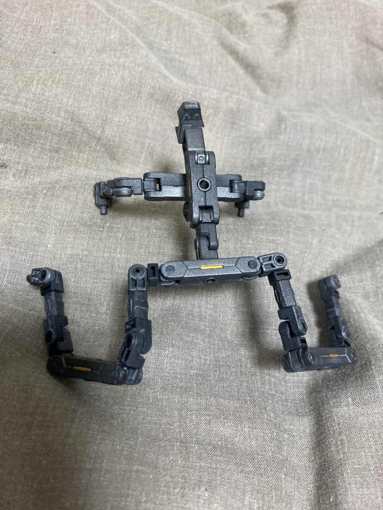 各種兵装を支えるサブフレーム、ガンプラバトルアームズをほぼ使い切りました。