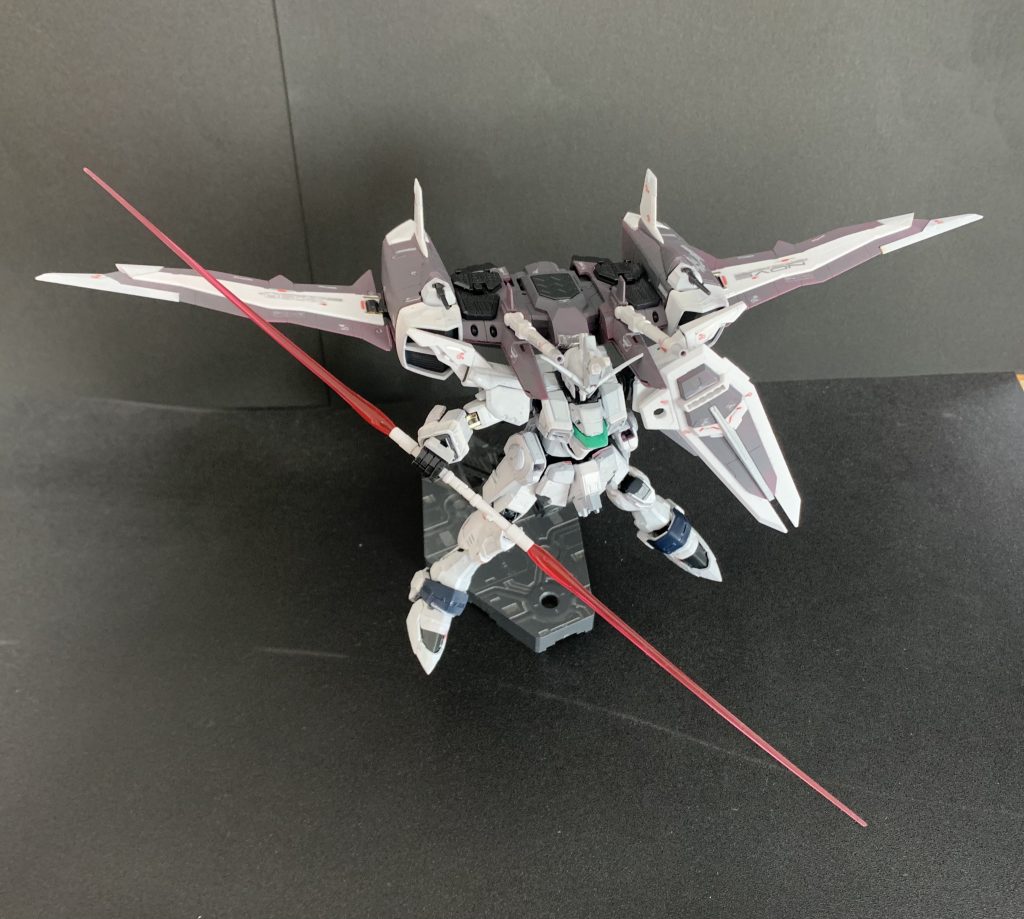 前作のRGフリーダムとともに。兄弟揃い踏みです。