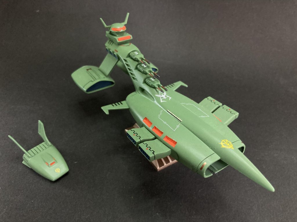 シャア専用ムサイ–5枚目/制作者：@jagdkinoko