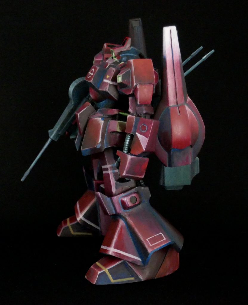 旧キット 1/144 リックディアス–5枚目/制作者:ペーパーナイフ