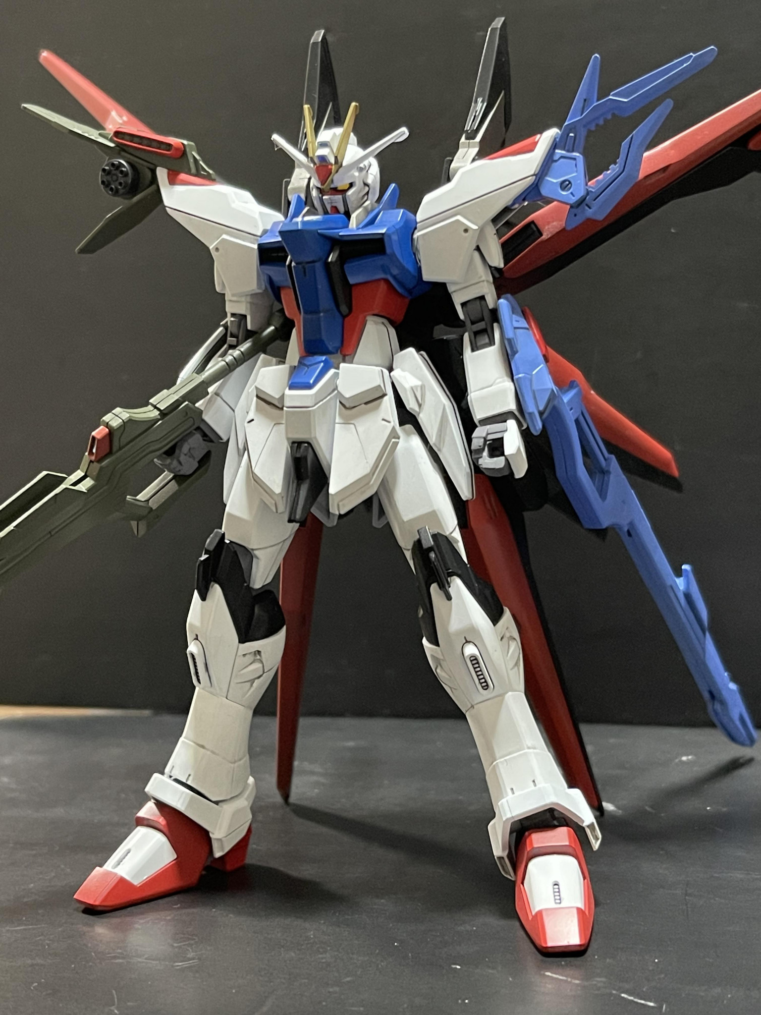 HG 1/144 パーフェクトストライクフリーダムガンダム 塗装完成品 ...