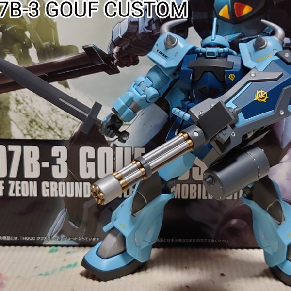 HGUC グフカスタム （部分塗装・デカール・トップコート）