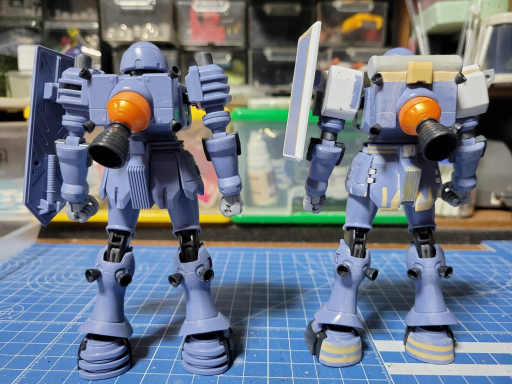 塗装前のリアビュー。
