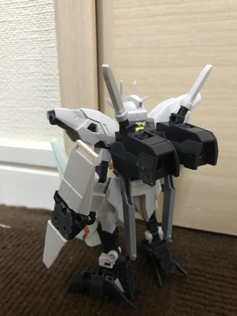 後ろ改造に使ったキットはHGジュピターヴガンダムHGGエグゼスRGストライクフリーダム旧キットHGEX-Sガンダム