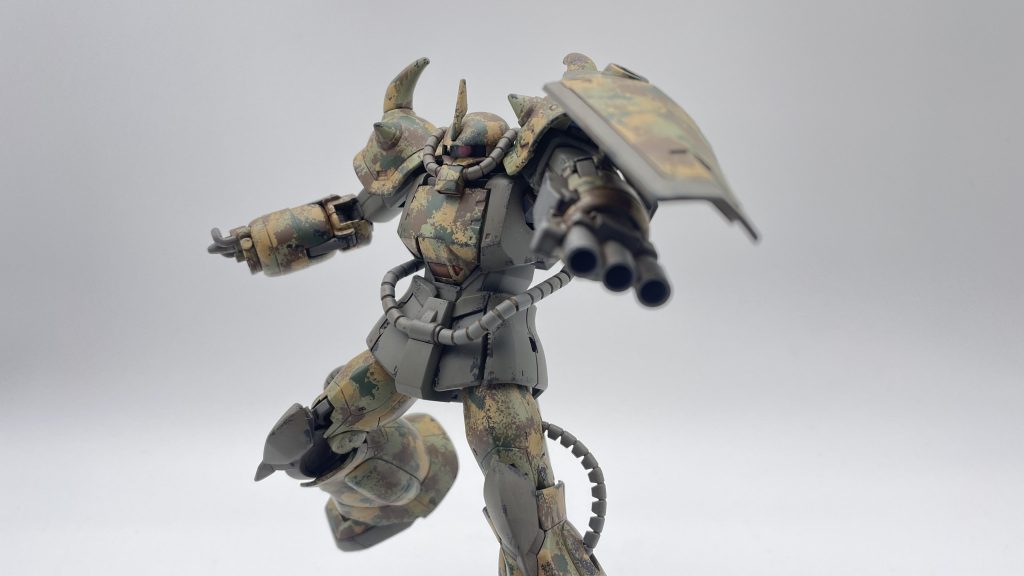 プロトタイプグフ迷彩塗装–4枚目/制作者：ハシビル