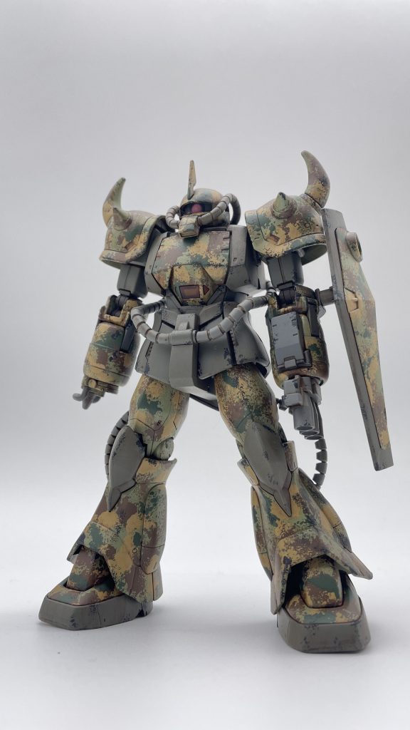 プロトタイプグフ迷彩塗装–2枚目/制作者：ハシビル