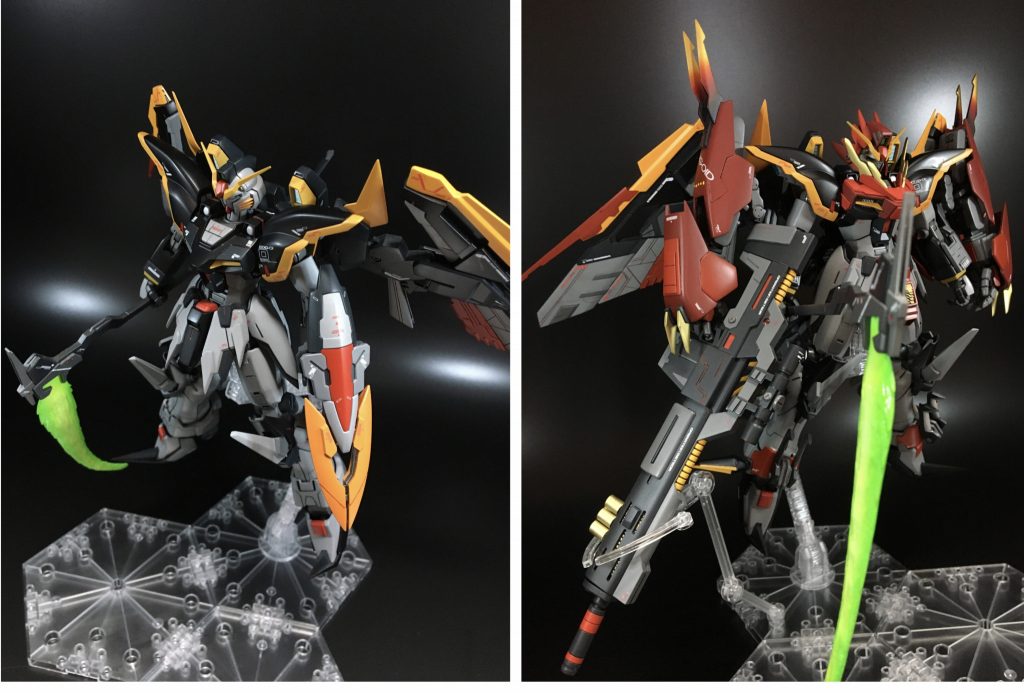 パーツの換装で出立ちが随分と変わります。