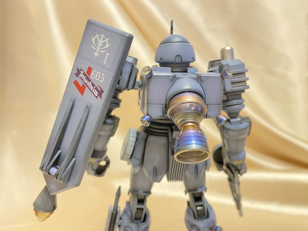 スラスターは焼き付け塗装にチャレンジ