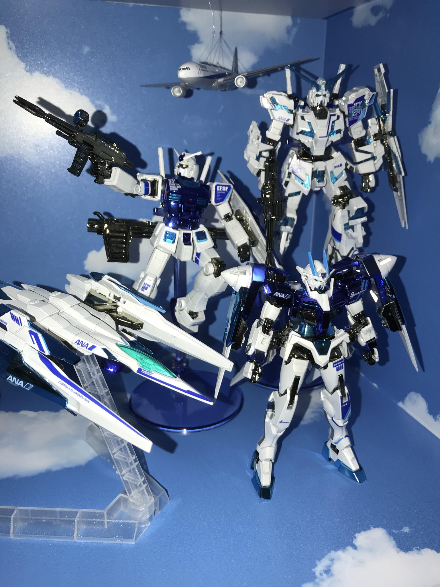 ANA限定 ダブルオーライザー｜のりっちょさんのガンプラ作品｜GUNSTA 