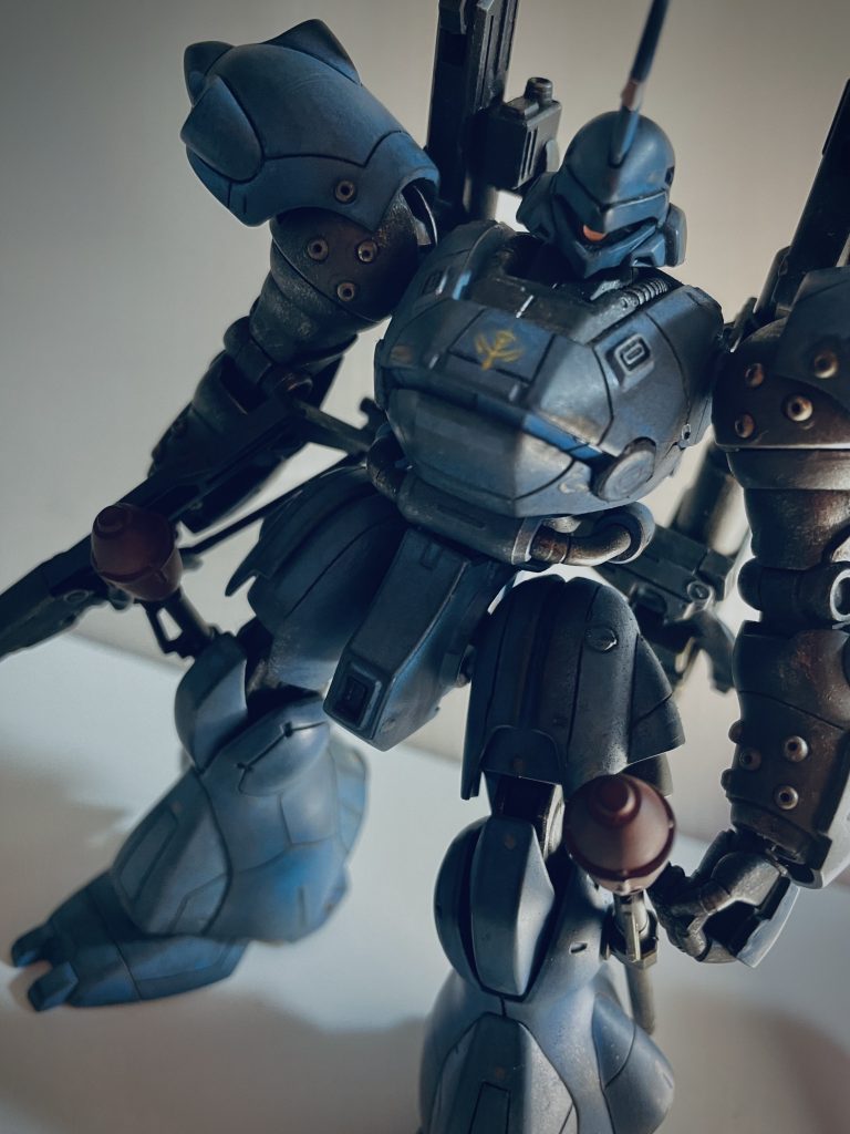 斜めアングルで