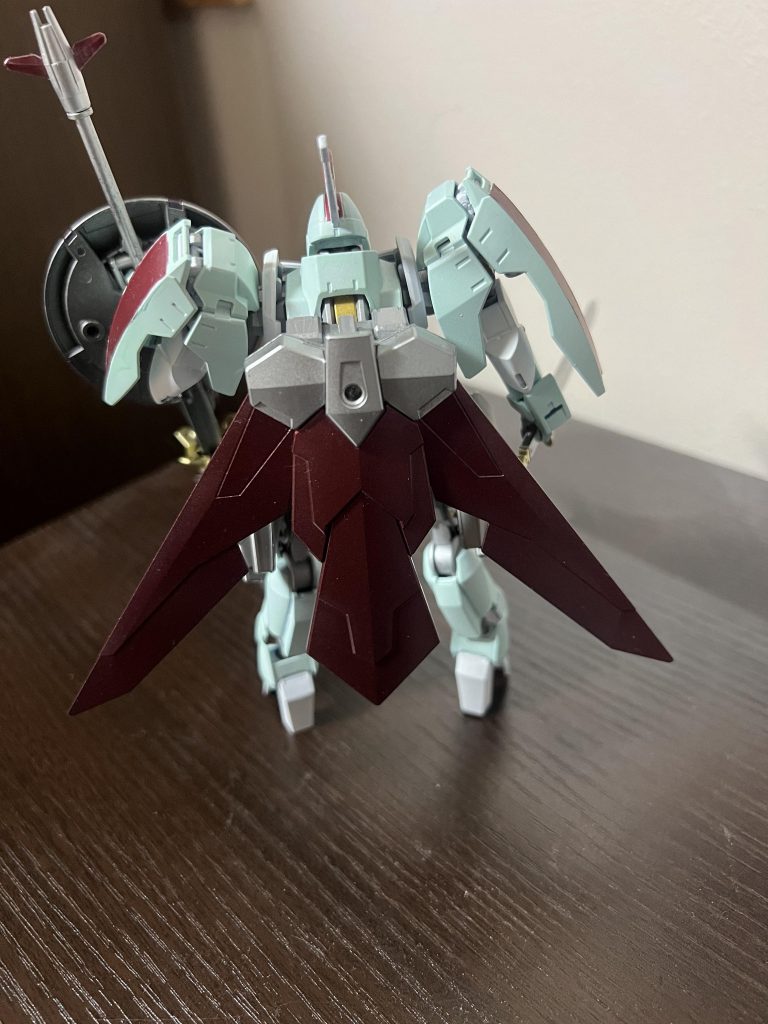 背面。追加装備はインジャスティスウェポンのみです。