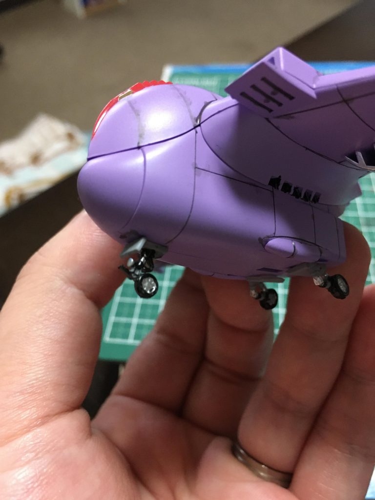 ランディングギアはMGコアファイターから流用しています。