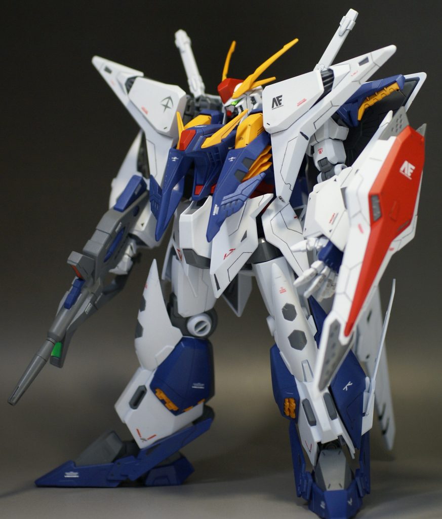 Ver.Ka風になるように色分け。ツインアイ等はHIQパーツｎオーロラシールで発光しているように