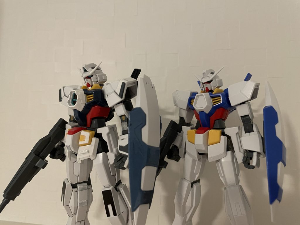 素組みのフラットと比較