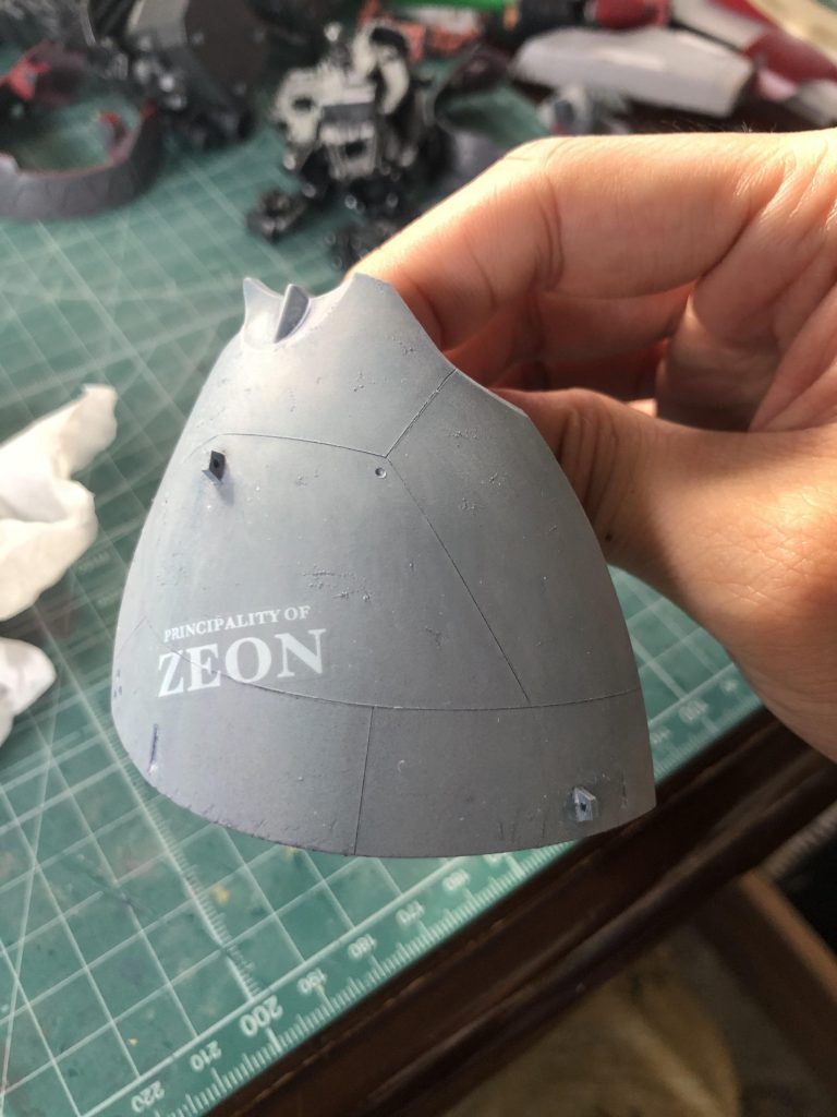 ウェザリングカラーを3,4色重ねてフィルタリング。深みが出ます、たぶん。