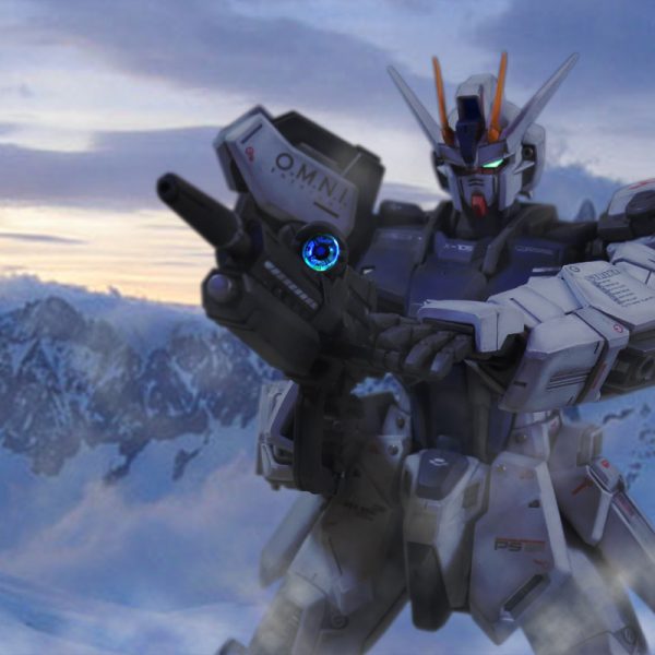 MG 1/100ストライクガンダムver.RM（デジタルディオラマ追加）