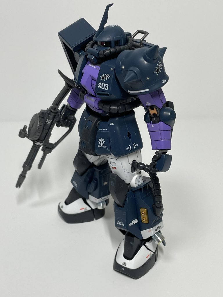 バーニアはハイキューパーツに置換しました。デカールはHG用を流用しております。