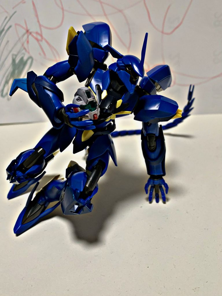 ついでに最初期のボツ画像です。前回のカットシーのリベンジをしようと思って製作しましたがやはり部分塗装など自分の性格に勝てず妥協してしまった部分もあり悔やまれます。ごめんなさいギラーガ…次回こそ気合入れて完全完成を目指します！最後までご覧いただきありがとうございました(*´ω`*)