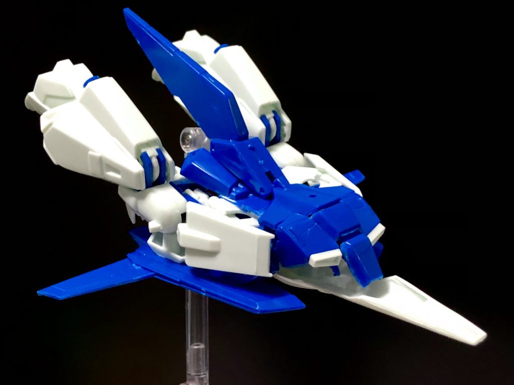 「旧キット、ゼータガンダムのパーツだけを使用する」という縛りで作りました。