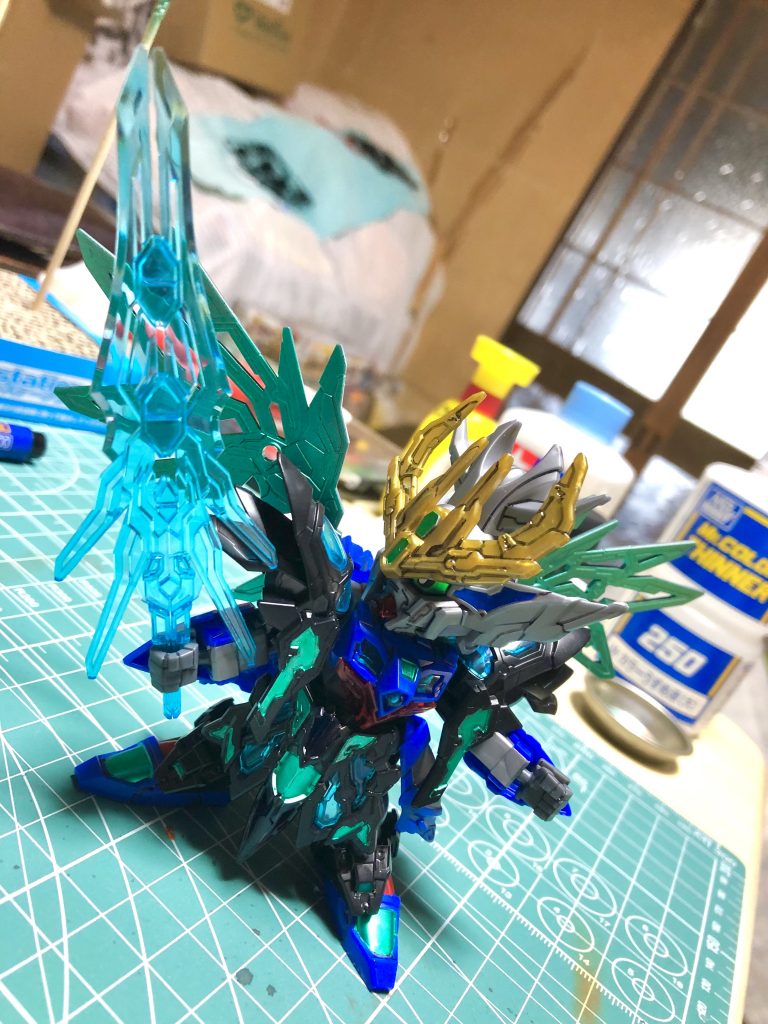 明るい緑が入って存在感が出ました。