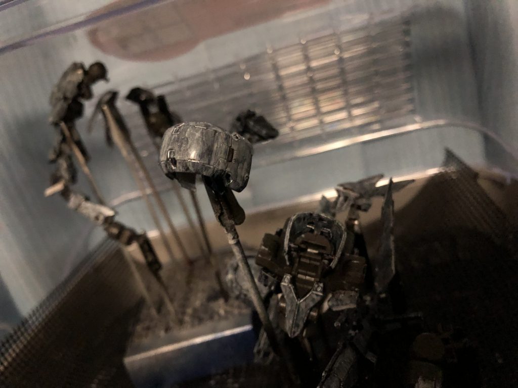 何度も重ね塗りして自分好みにするの楽しい乾燥機あるとメッチャ楽