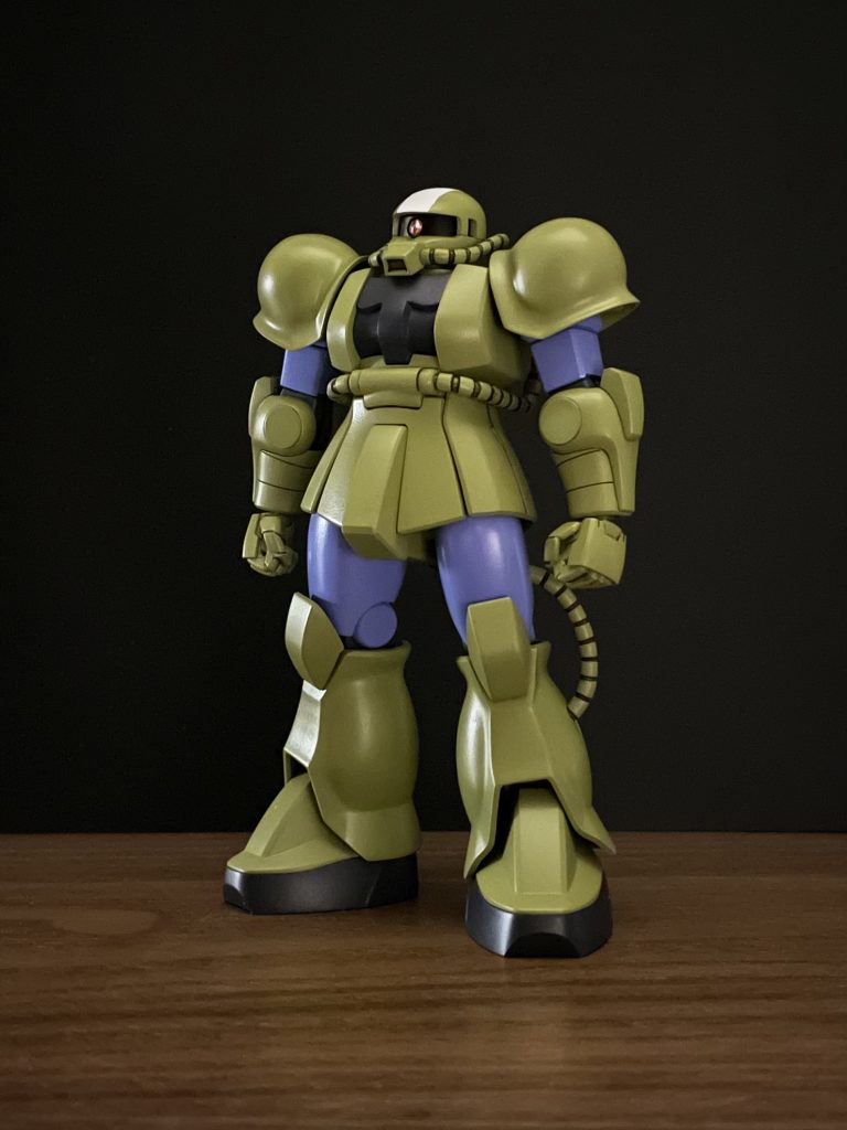 塗装後。ハンドパーツはリバイブグフの握り手を流用。