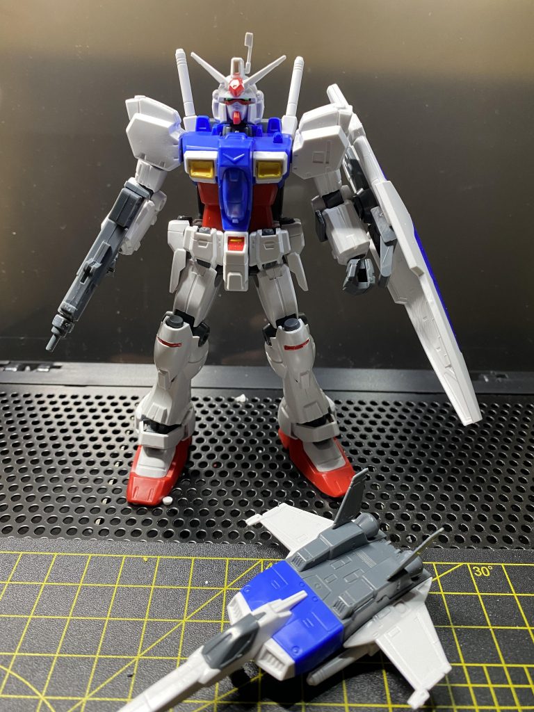 素組み状態。コアファイターは今回はパス。