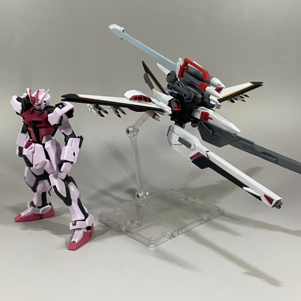 ＲＧ 尽せ 1/144 ストライクルージュ＋ＨＧ 1/144 Ｉ.Ｗ.Ｓ.Ｐ. ②