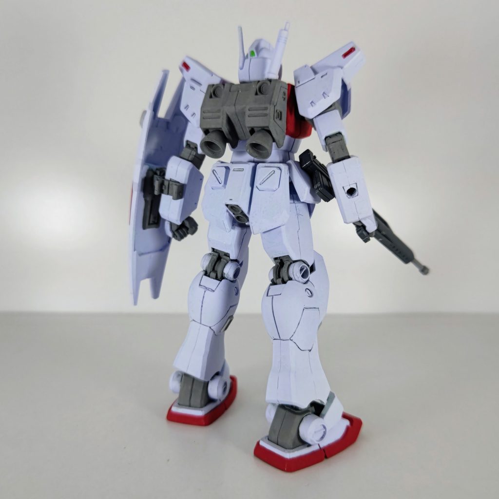【水性筆塗り】HGUCジムカスタム【ノーマルジムカラー】–4枚目/制作者：tkt