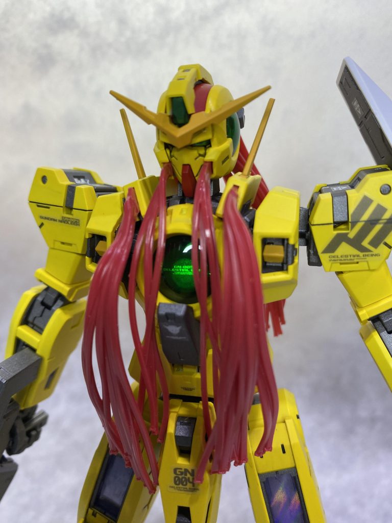 トライアルシステム起動GNドライブを発光させました。