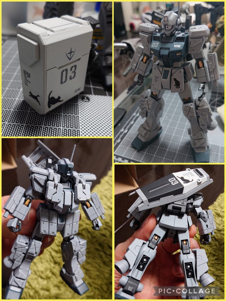 塗装後、墨入れとつや消しトップコートスプレーをしました。この後ウェザリングする予定だったのですが、なんだかうまくいかない予感がしたのと、このままでもいい感じに見えたので完成にしちゃいました😁(決して面倒くさくなった訳ではございません。本当にこれで良いと思ったんです。。😳💦)