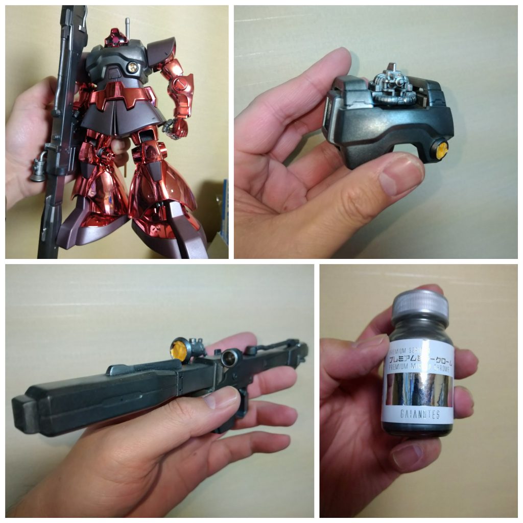 シルバーとヒート剣を塗布し直しです。